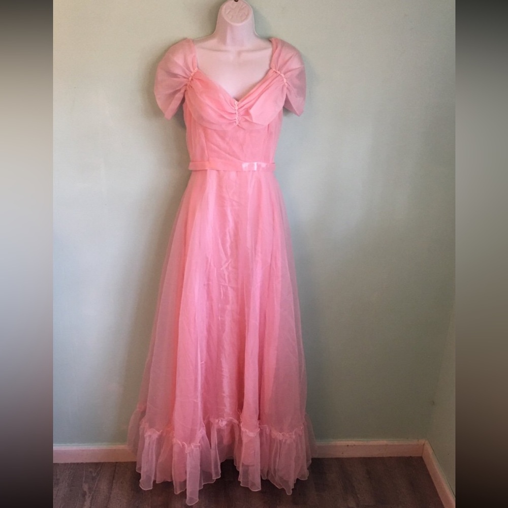 Vintage 70’s cottagecore Maxi Dress size Medium